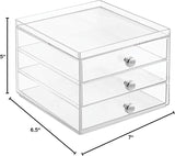 3 Drawer Slim Clear Inter Design