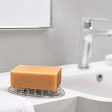Soap Saver | Set of 2 Soap Dishes | Non-Slip | Clear Plastic | Better Houseware