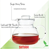 Glass Teapot for Stovetop | Glass Tea Kettle | 1QT | Simax