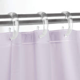 InterDesign Shower Curtain Hooks, Clear, Set of 12