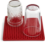 Honeycomb Trivet | Silicone | Red | 500 °F | HIC Kitchen