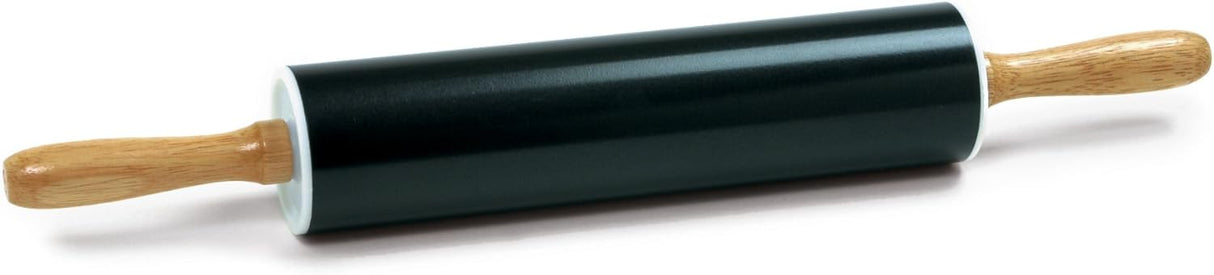 Nonstick Rolling Pin | 12″ Roller | Ergonomic Wooden Handles | Model 3088 | Norpro