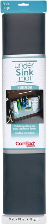 Under‑Sink Mat Non‑Adhesive | Grey | 24″ × 48″ | Con‑Tact