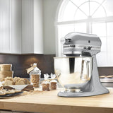 KitchenAid Artisan 5-Quart Stand Mixer | Metallic Chrome, Tilt-Head, 10-Speed, All-Metal Design, Versatile with Attachments