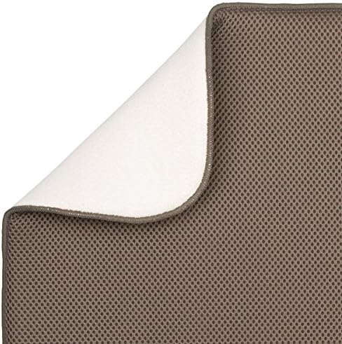 Kitchen Dry Mat Mocha 18" x 16" Inter Design