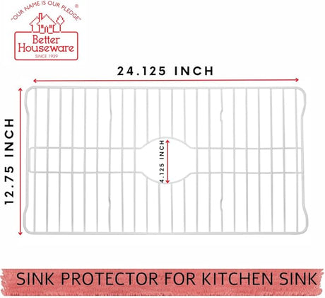 Extra Large Sink Rack White