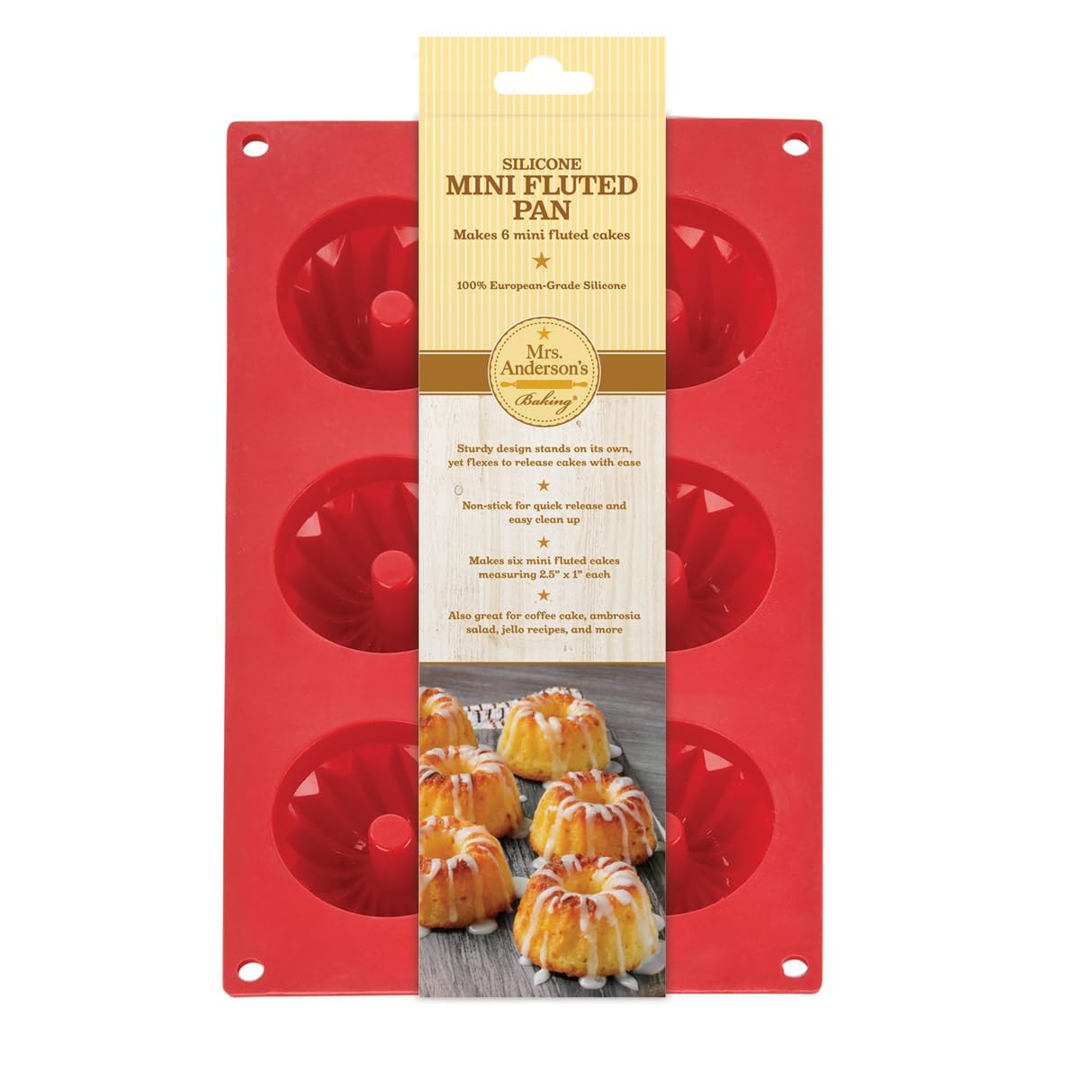 Silicone Mini Fluted Pan Mrs.Anderson's