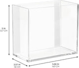 Clarity Organizer Clear 6"x3" Inter Design