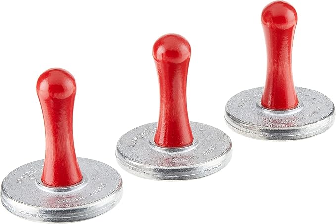 Silver Cast Cookie Stamps, 3" rounds