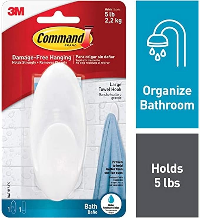 Large Towel Hook Command 5lb