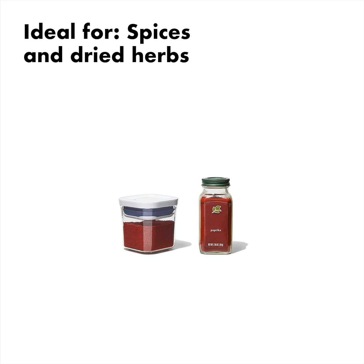 OXO POP Container 2.0 | Mini Square | Good Grips | 0.2 QT