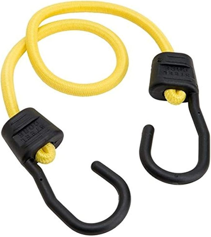 24" Yellow Bungee Cord Keeper