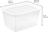 Storage Box Clear 58QT Sterilite