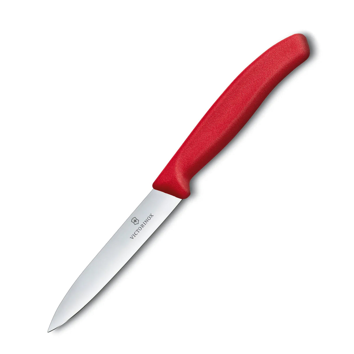 Red Straight Pointy Knife 4" Victorinox
