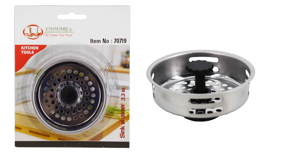 3.2" Stainless Steel Sink Strainer Uniware
