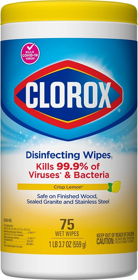 Clorox Disinfecting Wipes Crisp Lemon