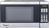Countertop Microwave Oven 6 Auto Menus Defrost 0.7 Cu 700W Impecca