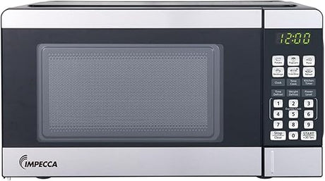 Countertop Microwave Oven 6 Auto Menus Defrost 0.7 Cu 700W Impecca