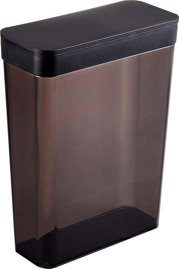 Tower Storage Container Black Yamazaki Home