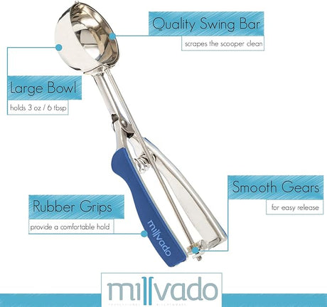 Navy Ice Cream Scoop Medium Millvado
