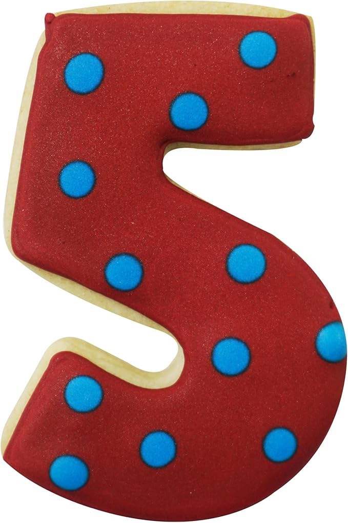 Number 9PC Color Cookie Cutter Set