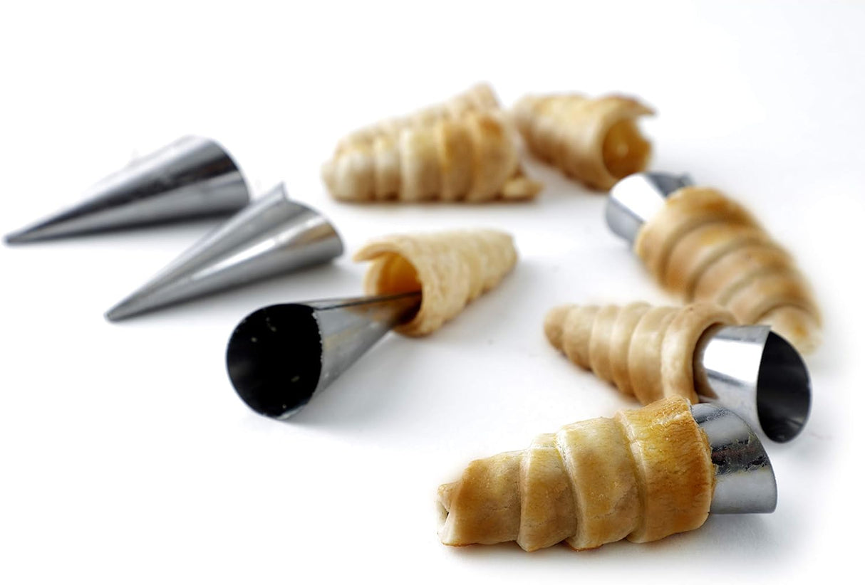 Cream Horn Molds Mini | 8‑Pack | Stainless Steel | Model 3659 | Norpro