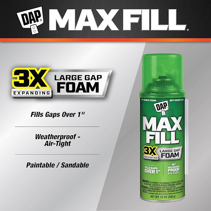 Max Fill Spray Foam Dap