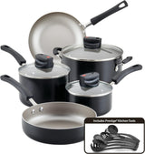 Nonstick Pots & Pans 14PC Black Farberware