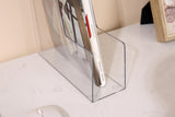 Open Front Magazine Holder Clear YBM