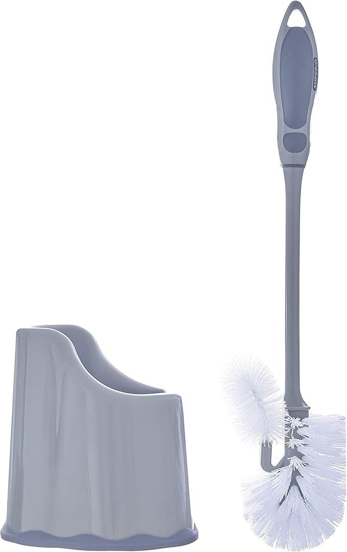 Toilet Brush Set Grey Superio