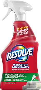 Resolve Carpet Cleaner 22oz Multi-Fabric Cleaner and Upholstery Stain Remover