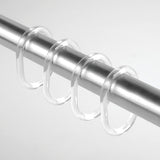 InterDesign Shower Curtain Hooks, Clear, Set of 12