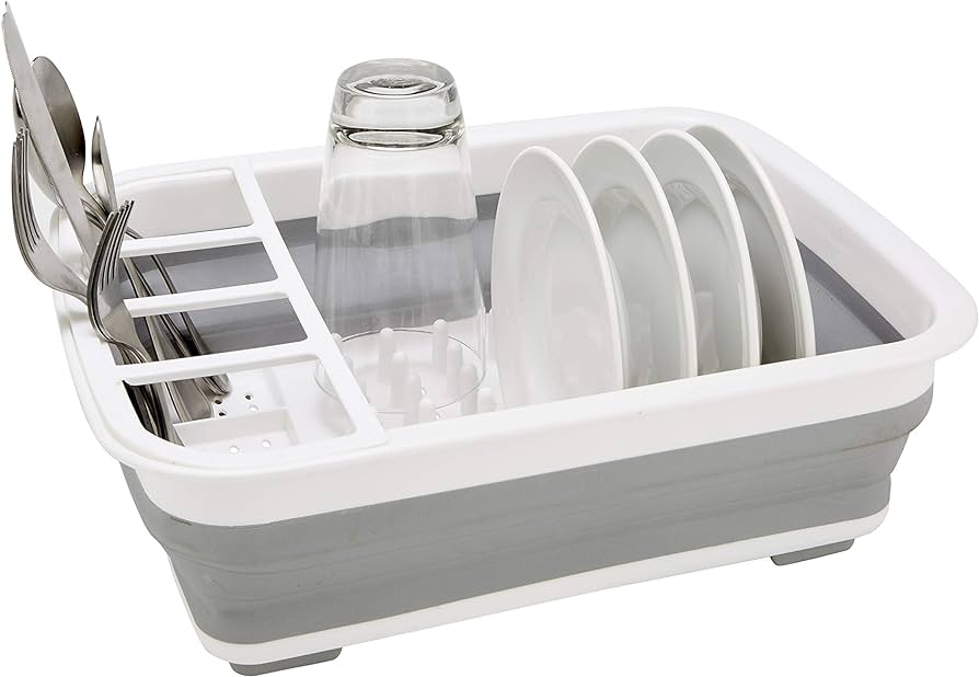 Collapsible Dish Rack Kitchen Details