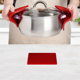 Honeycomb Trivet | Silicone | Red | 500 °F | HIC Kitchen
