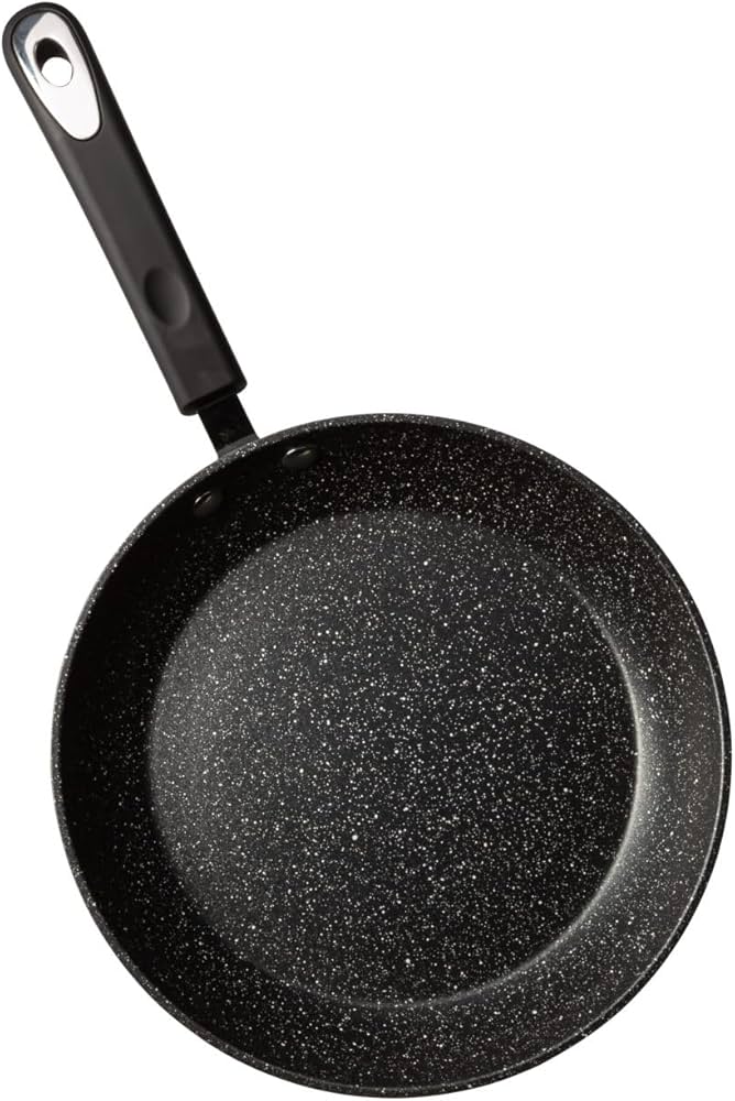 Non Stick Frying Pan Soft Grip Black Handle 8" Millvado