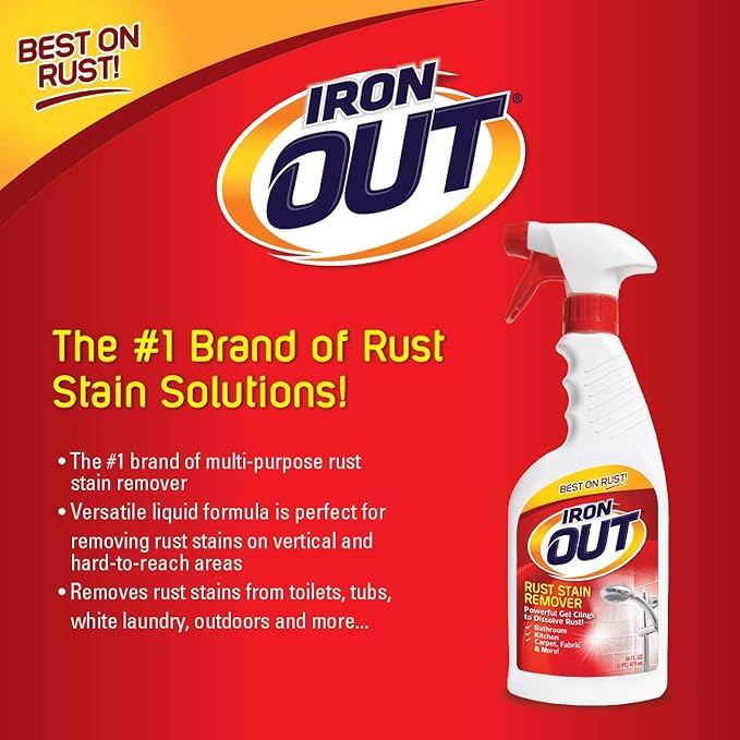 Rust And Stain Remover Spray Iron Out