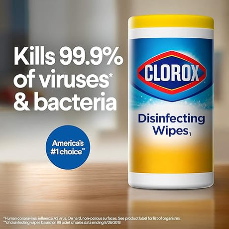 Clorox Disinfecting Wipes Crisp Lemon