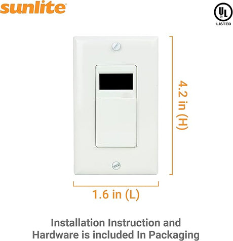 7 DAY DIGITAL IN WALL TIMER SUNLITE