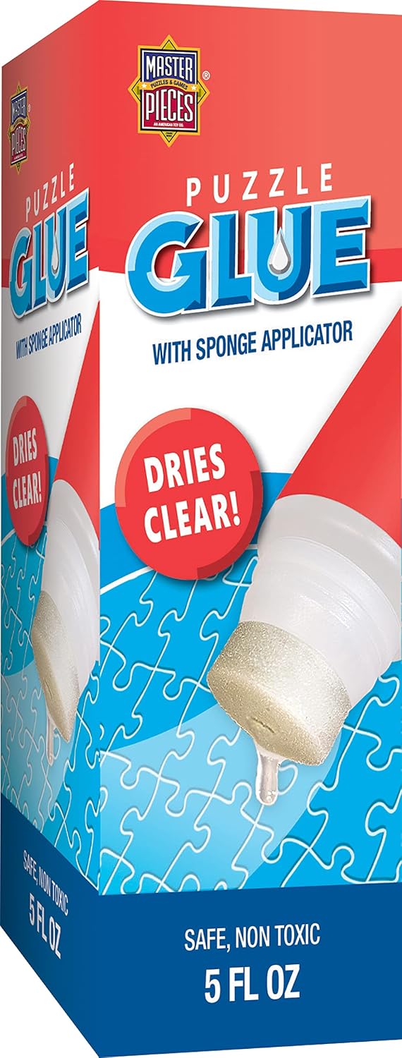 Puzzle Glue w/Sponge Applicator 5oz
