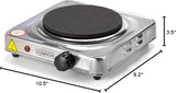 Electric Burner Hot Plate Stainless Steel Dominion