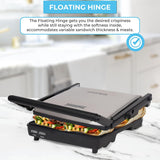 Panini Press Gourmet Sandwich Maker & Grill Courant