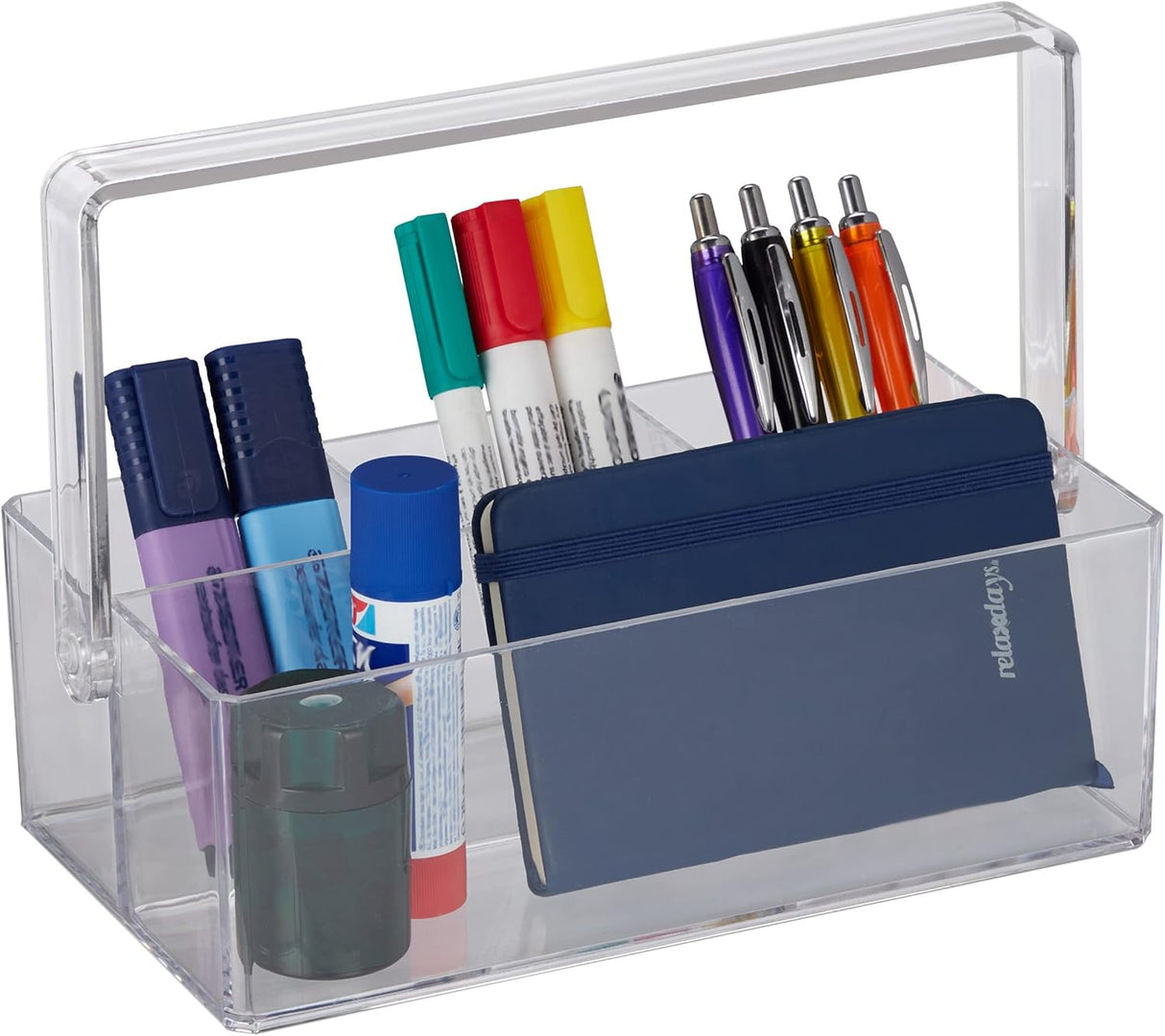 Cosmetic and Jewelry Organizer | 4‑Compartment | Clear | Simplify