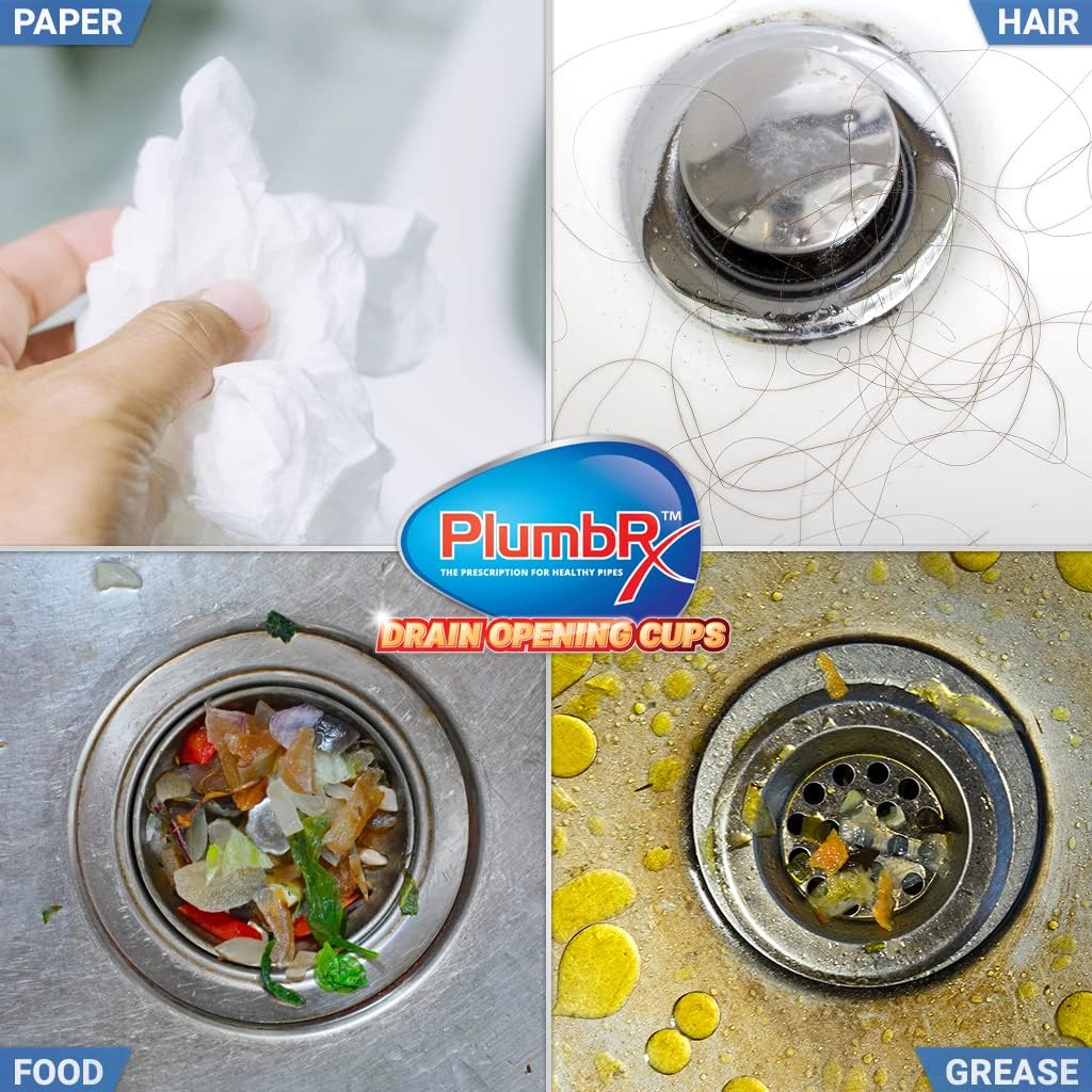 Drain Opener Cups 3 Doses  Plumb RX