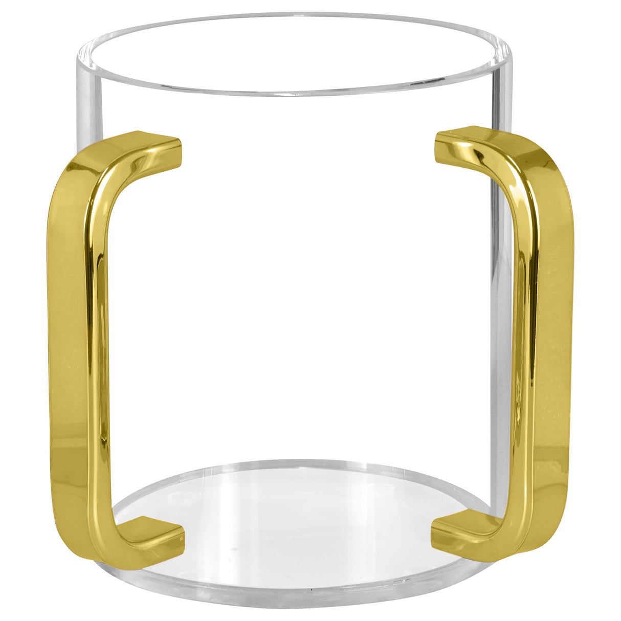 Clear Wash Cup w/ Gold Matte Handle Design Styles Home