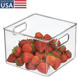 Storage Bin Clear 6" x 8" x 8" Inter Design
