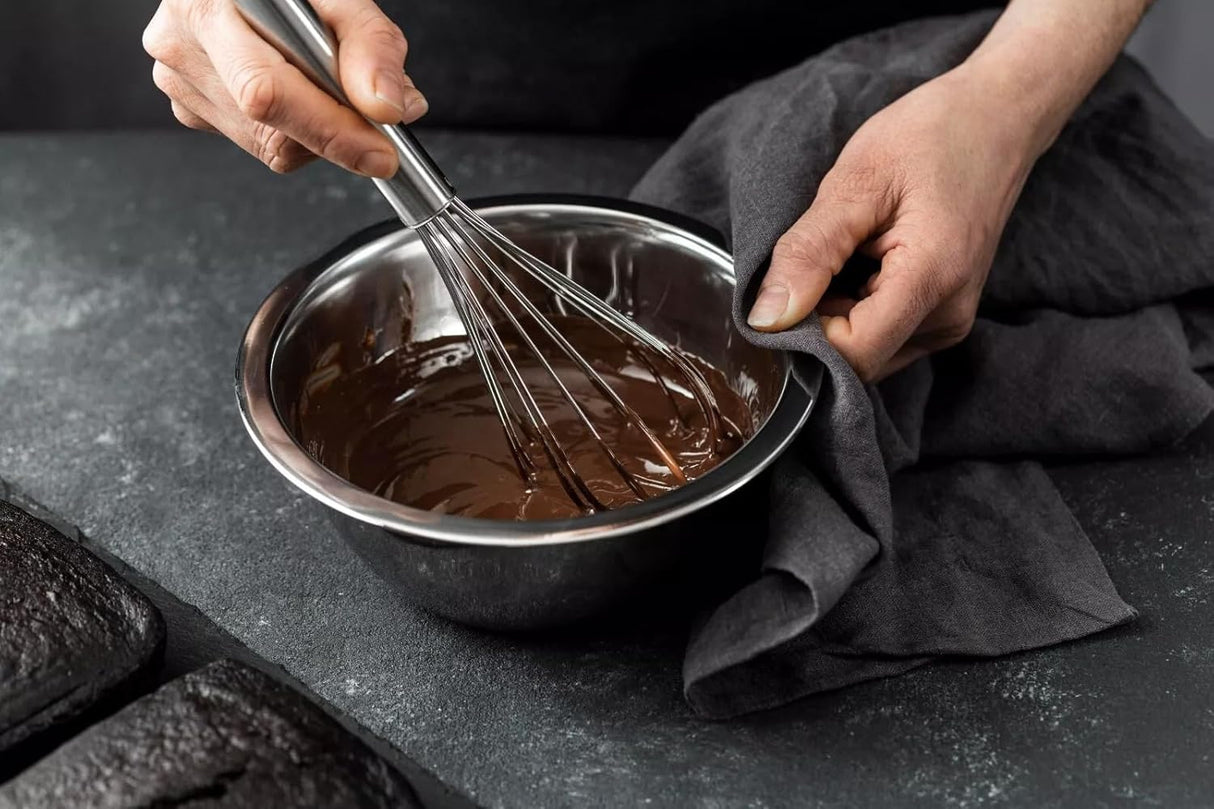 Deep Mixing Bowl | 16QT | Stainless Steel | Silver | YBM Home