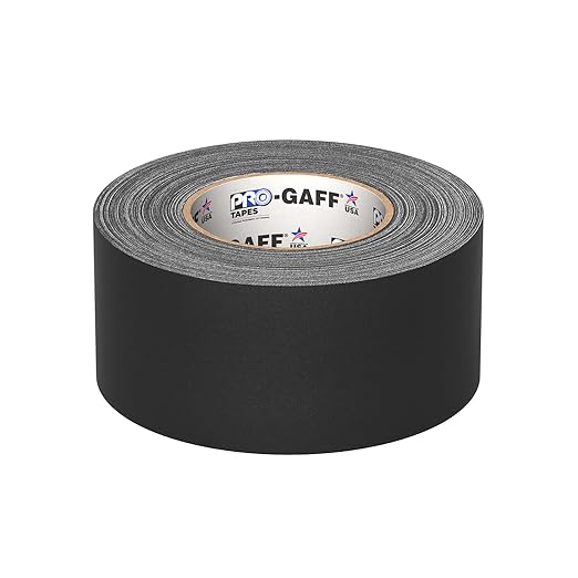ProTapes Pro Gaff Premium Tape 55 Yards Length-Black