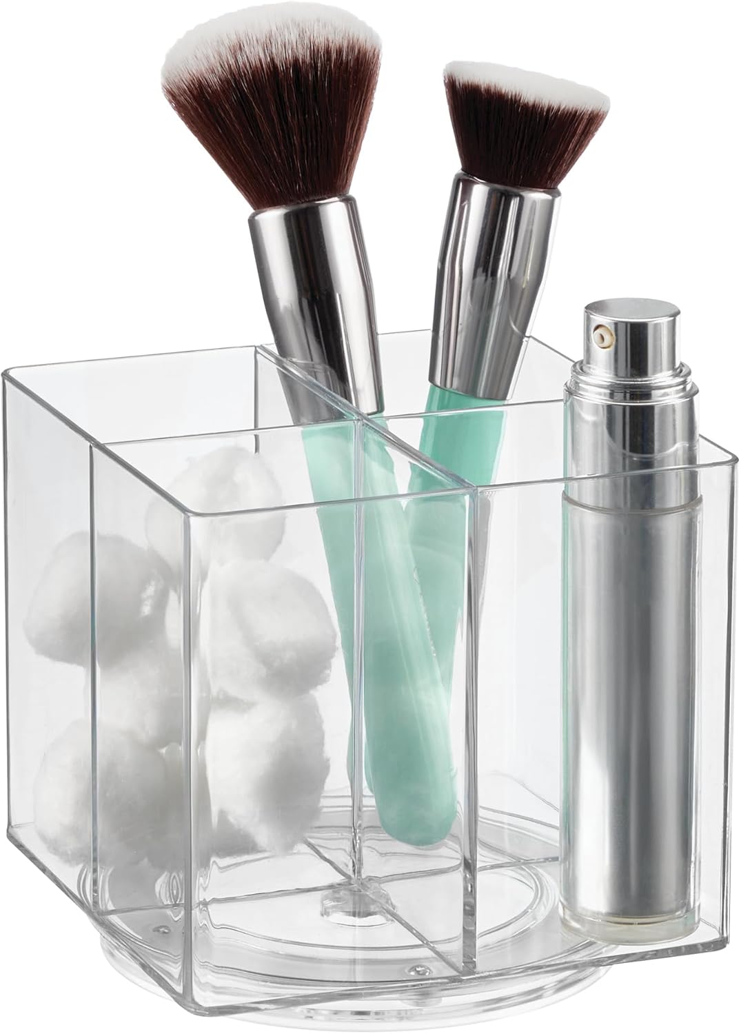 Spinning Divided Vanity Organizer