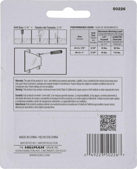 Adjustable Wide Plastic 1/4" Mirror Holders OOK