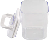 Airtight Food Container Stackable | 0.9 L | Clear plastic | Kitchen Details